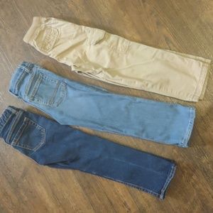 Lot of 3 boys jeans / pants size 6